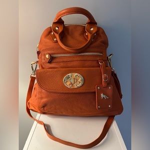 Orange Emma Fox Shoulder Bag